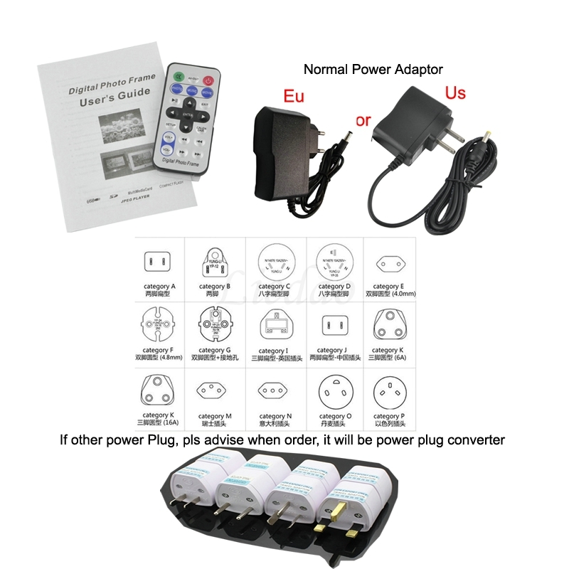 Liedao marco de fotos Digital de 10 pulgadas pantalla LED retroiluminación HD álbum electrónico foto de música vídeo porta retrato digital
