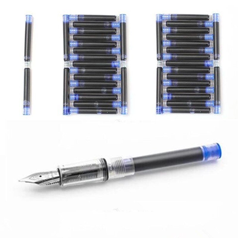 Superior luxury Blue and Black ink Refill Fountain Pen Ink Cartridge