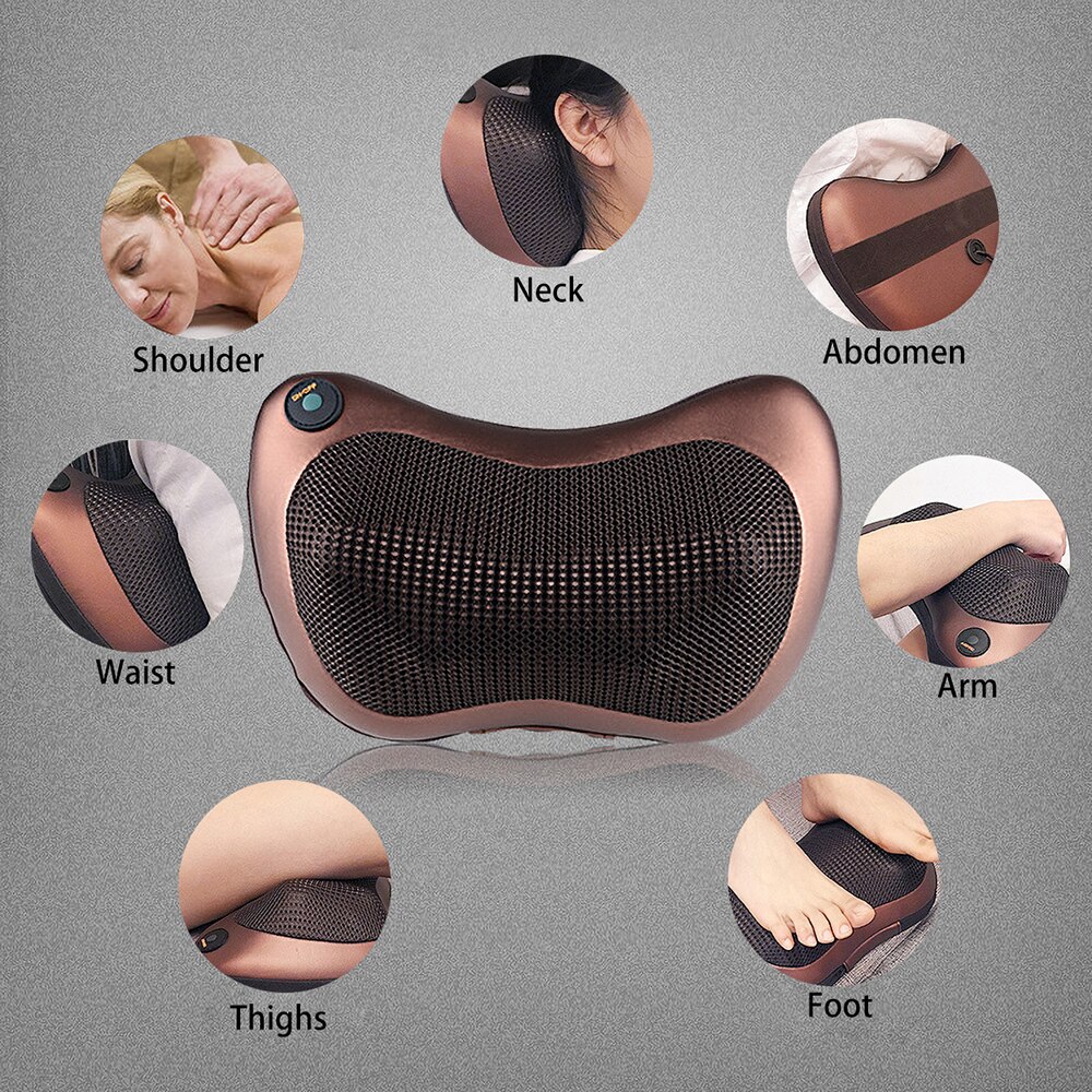 neck massage pillow electric mkneading smart Car Home Cervical Shiatsu Massage Head Waist Shoulder Foot Relax Machine SU320
