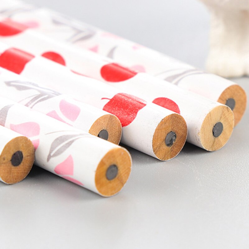 12pcs/Lot Roman Letter Pencil HB Black Lead Alpha Standard Pencils for School Supplies Wood Lapis Office Accessories