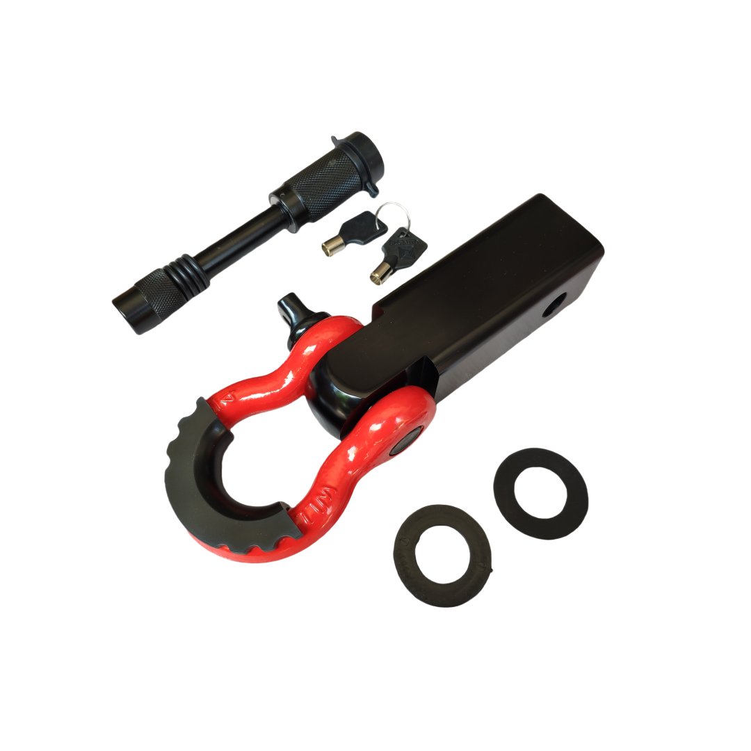 18000 Lbs 2 Inch Shackle Ontvanger Sleepwagen Trekhaak 4X4 Trekhaak: green