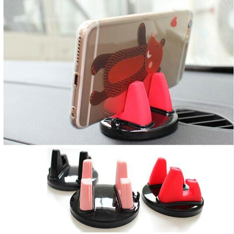 Auto Telefoon Houder 360 Graden Mobiele Telefoon Standhouder Grip in Auto Universele Verstelbare Gsm Houder voor desktop