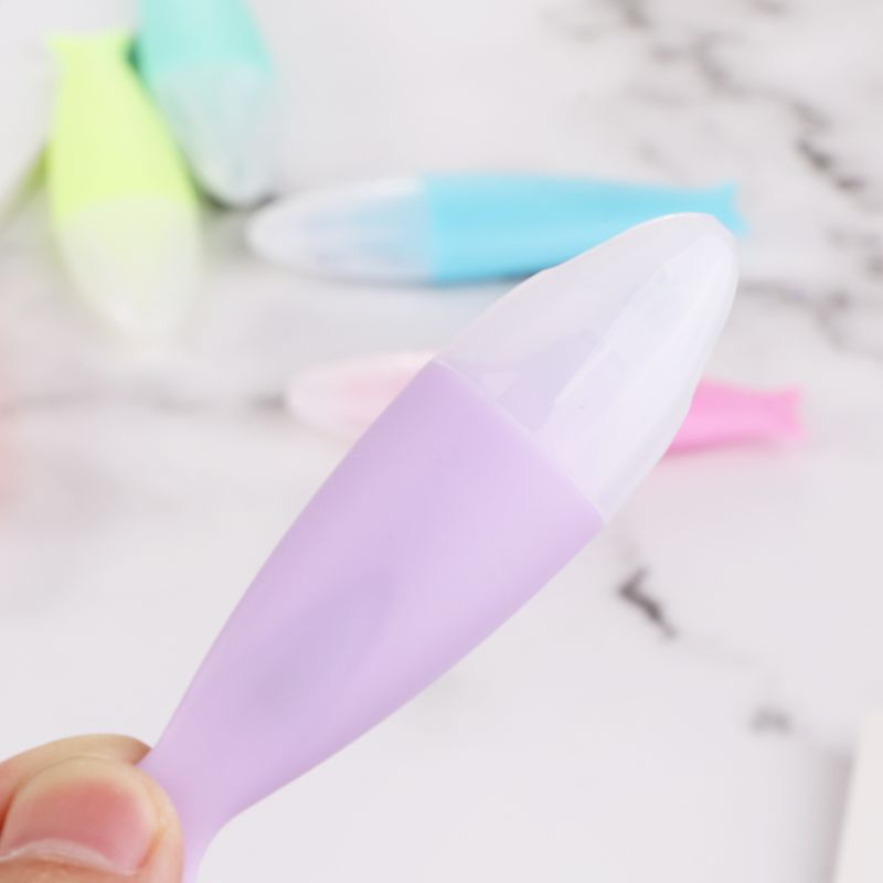 6 Pcs/Pack Mini Fish Sticks Fluorescent Pen Cartoon Cute Stationery