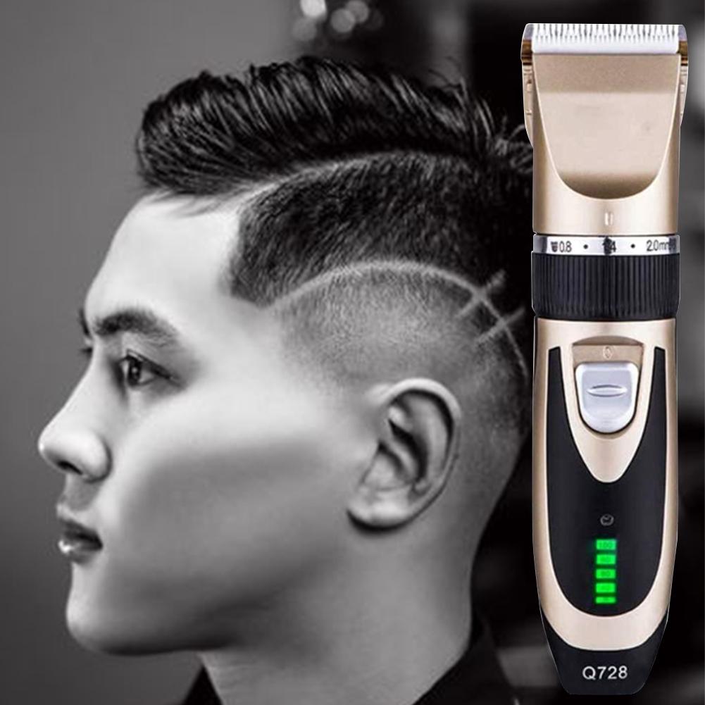 Hair Clipper Kit Hairdressing Hair Trimmer Set Rechargeable Electric Hair Clipper Kit with Guide Comb Cleaning