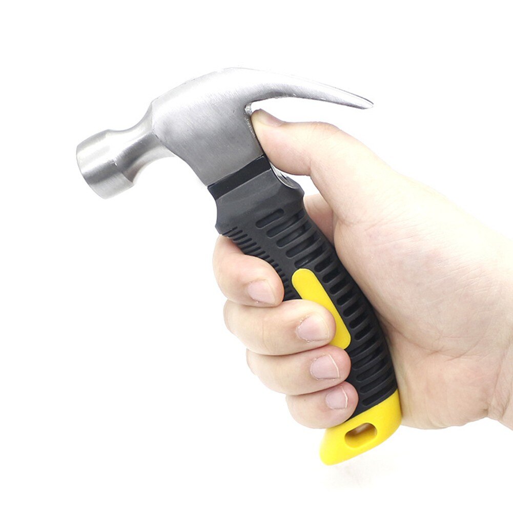 Mini Stubby Claw Hammer 8OZ Nail Hammer Tool Steel Woodworking Striking Tools Fiberglass Handle Nails Tool