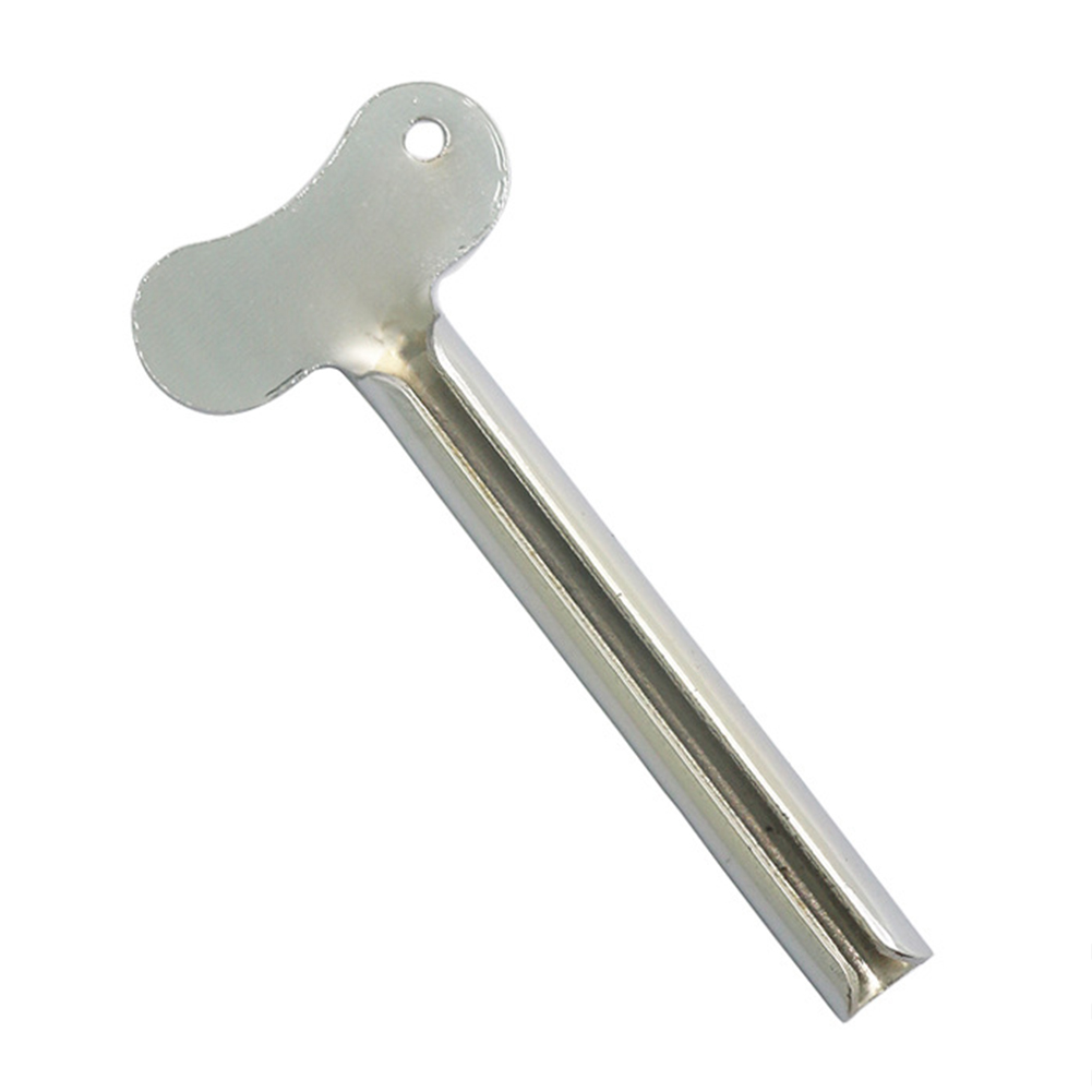 Metalli hammastahna puristin putki avaimen muoto kylpyhuoneen hiusten väri väriaine kosmeettinen maali puristin annostelija pesuhuoneeseen