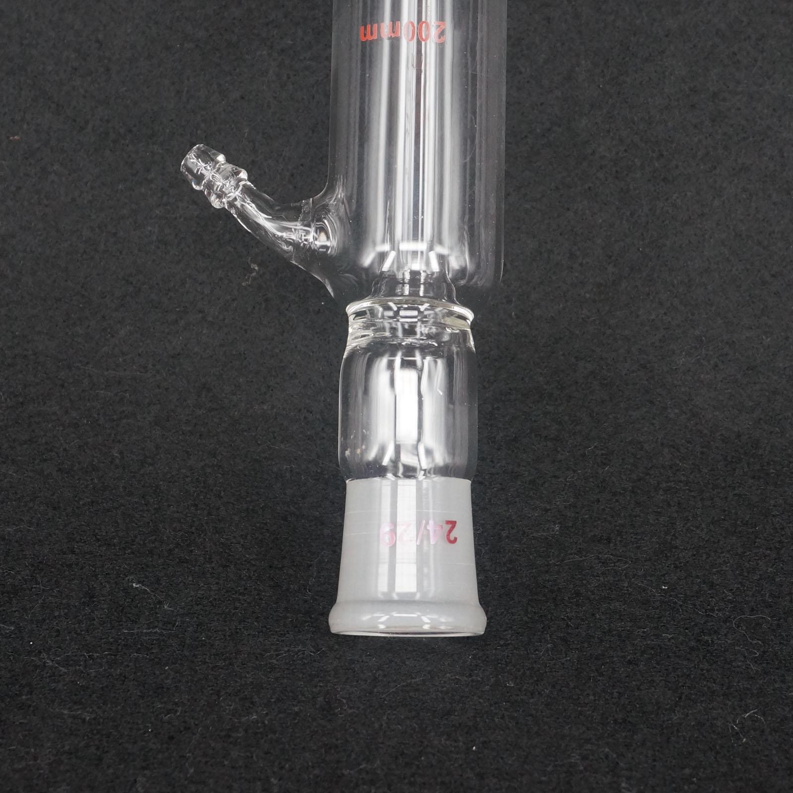 Condenseur de verre borosilicaté, 200mm 24/29 Joint Liebig, Distillation, verrerie