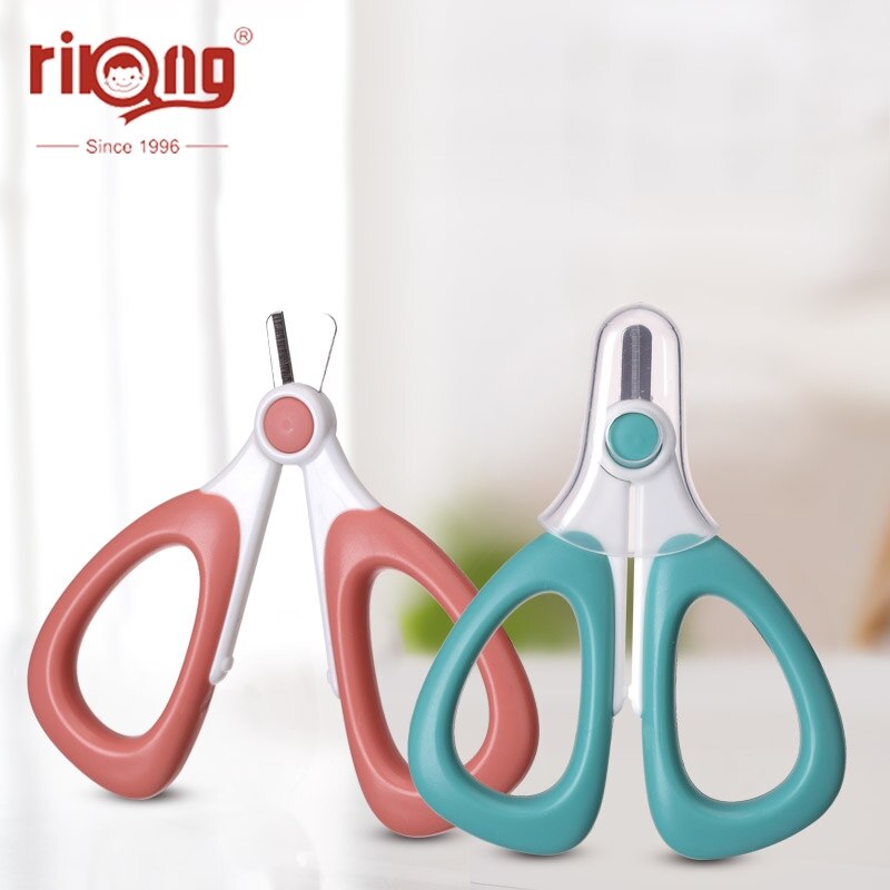 Rikang bébé ciseaux bébé ciseaux à ongles bébé tondeuse ciseaux soins pratique bébé produits de soin: RK-X4019-Random