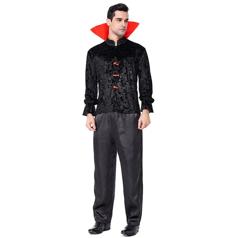 Adult Men Vampire Cosplays Halloween Dracula Scary costumes Purim Carnival parade Masquerade Nightclub Bar Role play Party dress