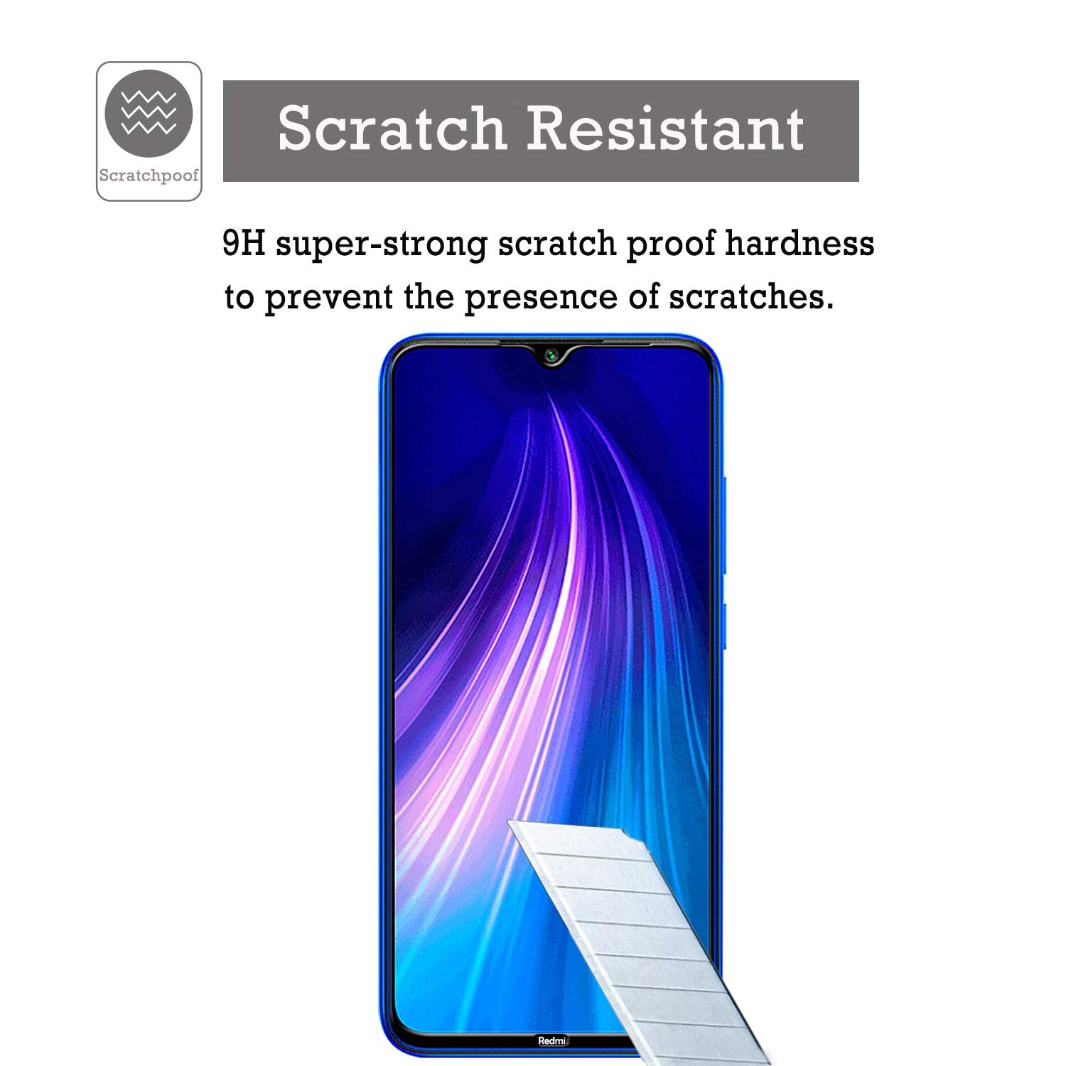 2 in 1 9D Phone Lens Protective Glass Camera Tempered Glass for Xiaomi Redmi Note 8 Pro Screen Protector for Redmi Note 8