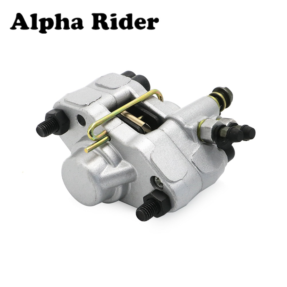Rear Brake Caliper With Pads Silver For POLARIS ATV Trail Boss 325 Year 2000 2002 / Trail-Boss 330 Year 2003 2004
