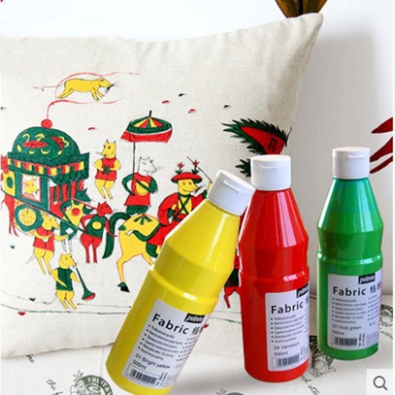 DIY hand-painted painted clothes graffiti paint textile fiber pigments gold paint waterproof