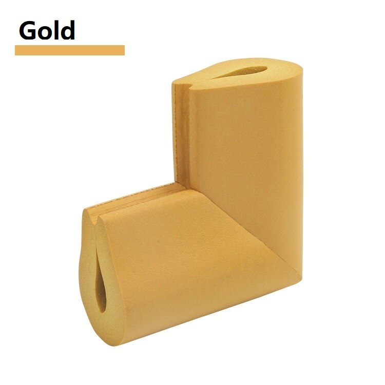 12 pièces Table coin protecteur Anti-collision Angle anti-dérapant épaissir Table coin Double face colle plus épaisse sécurité bébé protecteur: U-Gold