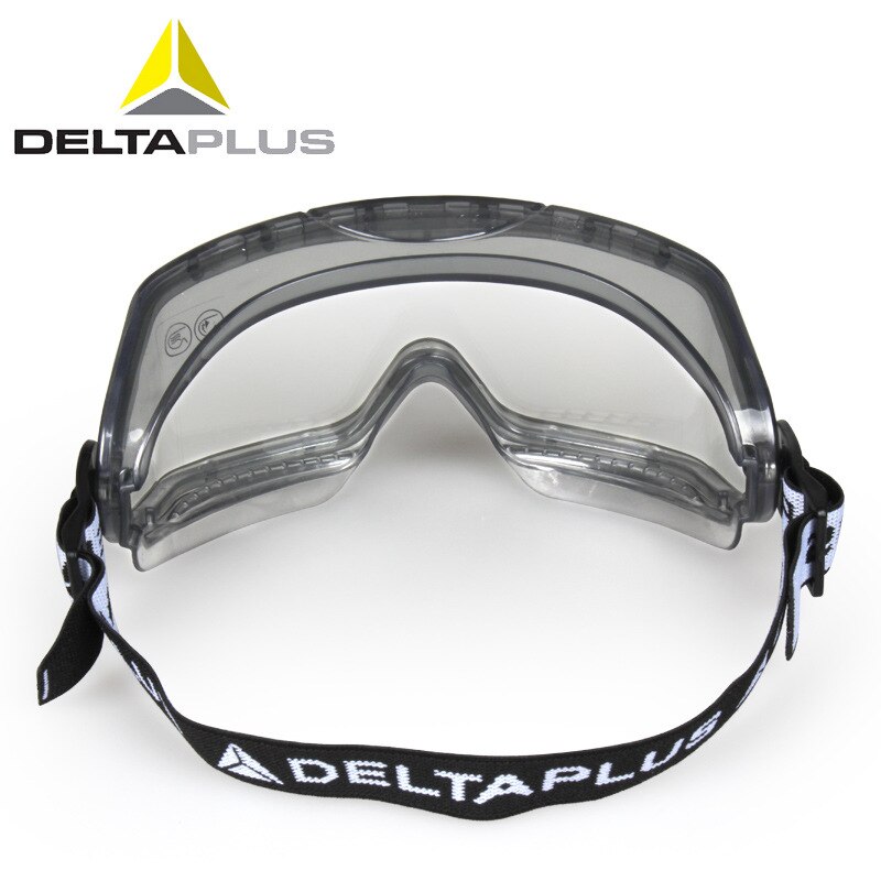Deltaplus beskyttelsesbriller, der kører arbejdende beskyttelsesbriller anti-impact anti kemisk stænk lab labour anti-tåge briller