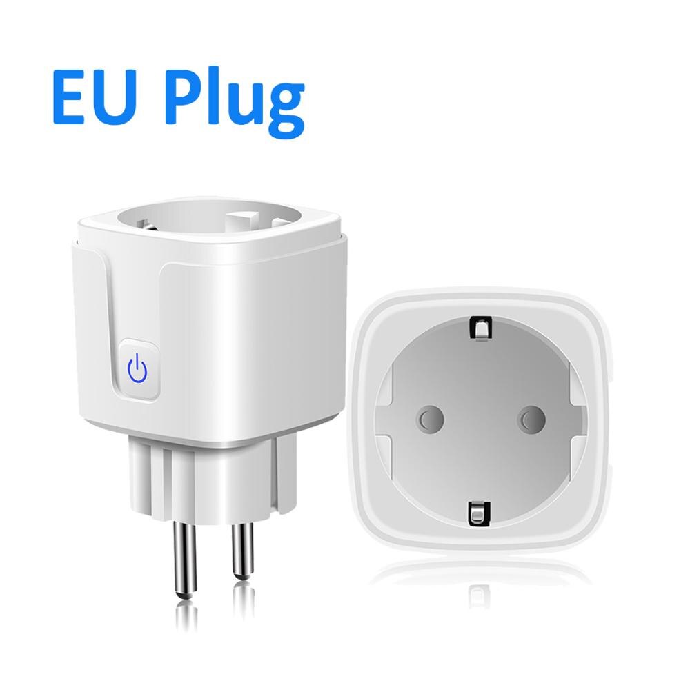 Smart stikkontakt apple homekit stopcontact wifi stikkontakt stikkontakt smart stikkontakt 220v 110v siri stemme fjernbetjening intelligent wi fi: Eu-stik 15a / 4 stk. en pakke