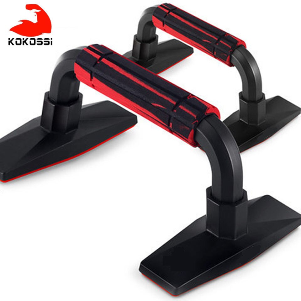 Kokossi 1 par fitness gummi push-up stande stænger til træningscenter bodybuilding muskel øvelser mave bryst push ups håndgreb tog