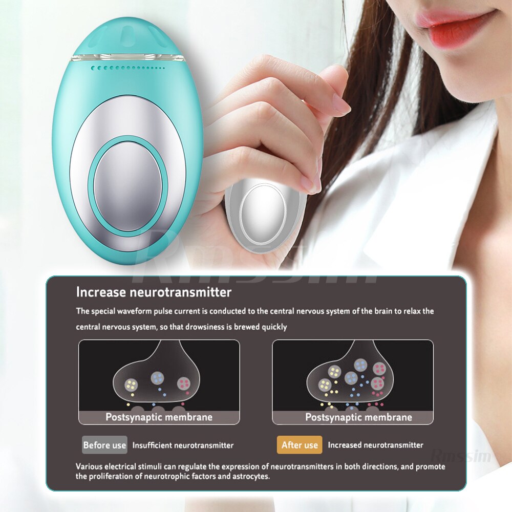 Microcurrent Usb Opladen Slaap Steun Apparaat Hypnose Hoge Druk Relief Ontspanning Snelle Slaap Hypnose Instrument Gezondheidszorg