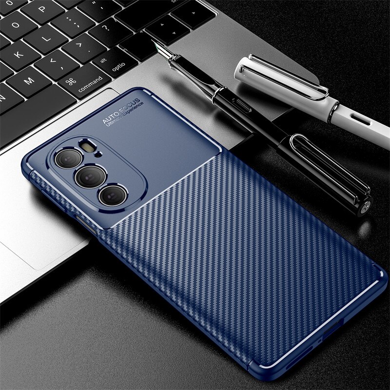 Voor Motorola Moto Rand X30 Case Motorola Rand X30 S30 Cover Shockproof Silicone Soft Tpu Telefoon Cover Voor Motorola rand X30: For Moto Edge S30 / Marineblauw