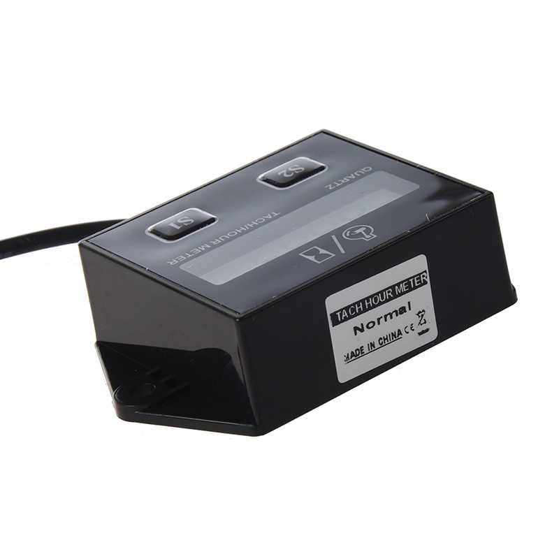 Spark Plugs Engine Digital Tach Hour Meter Tachometer Gauge Motorcycle ATV