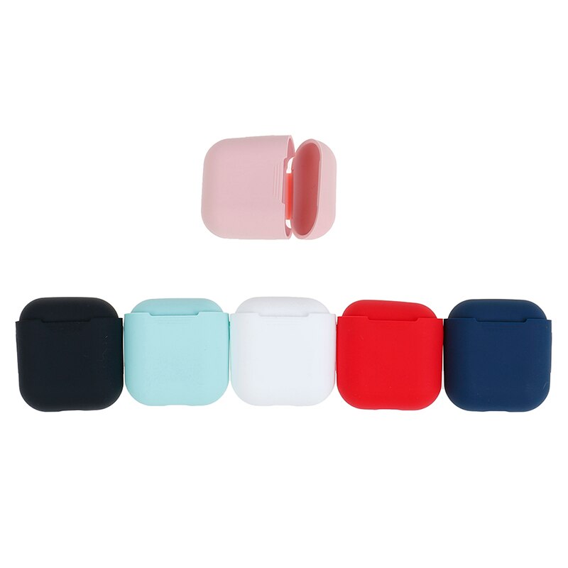 Airpods fodral skyddar silikonskydd skin air pod hörlurar laddare fodral