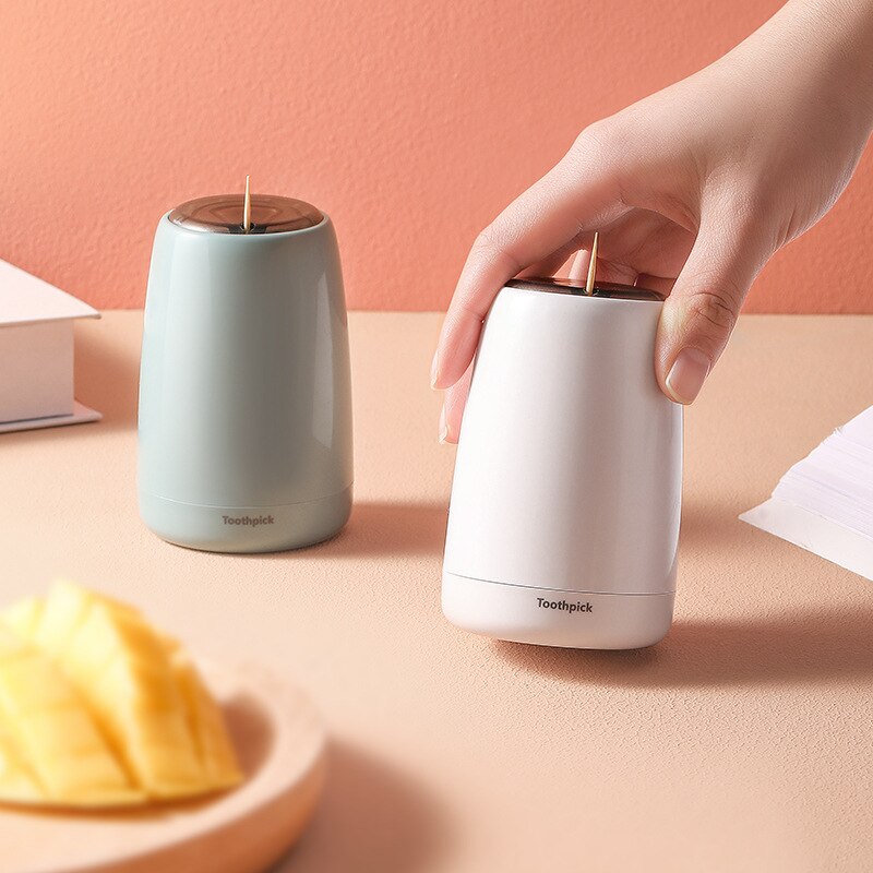 Bence INS Press Toothpick Box Home Automatic Pop-up Toothpick Dsipenser Container Household Table Toothpick Storage Box