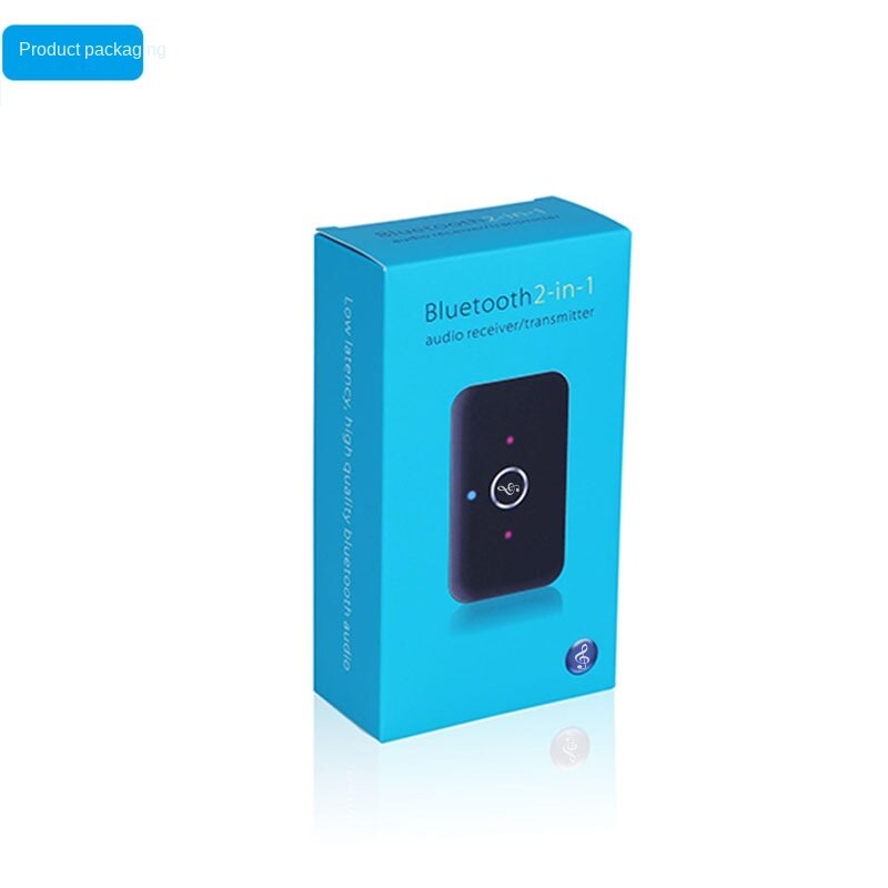 B6 Bluetooth Adapter Two-in-one Bluetooth 4.0 Receiver Transmitter 3.5MM Supports Android, IOS, PAD, Bluetooth Audio Equipment