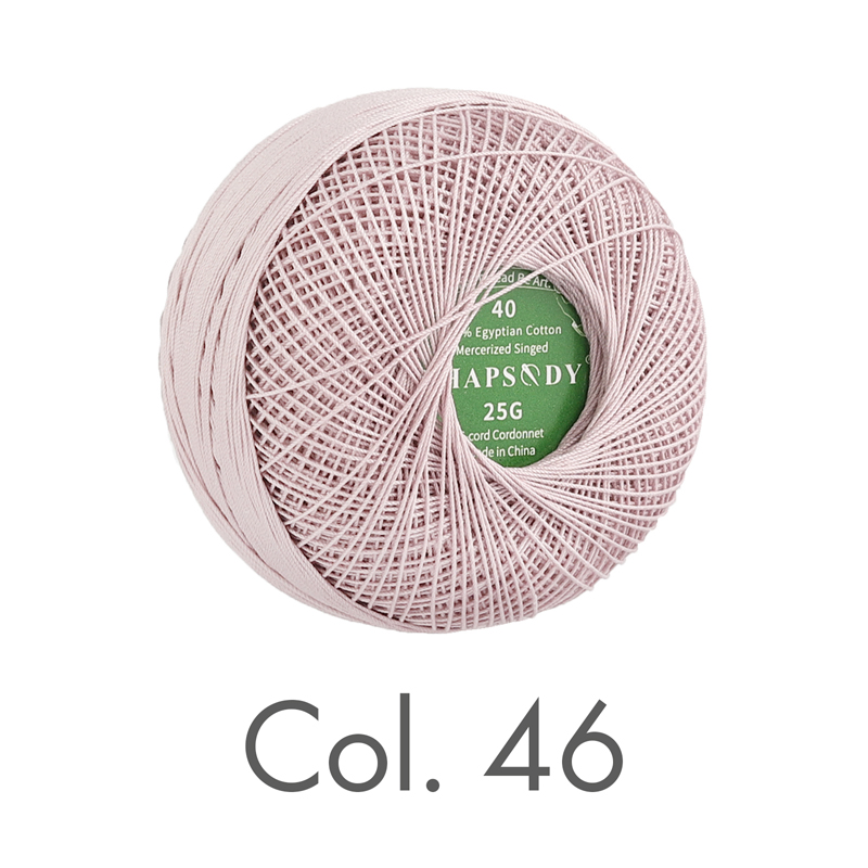 Rhapsody # Premium-Baumwoll-Häkelgarn in 40 Größen zum Tatting-Nadelspitzen, DIY, Stricken, Spitze, Quilten, Nähen, merzerisiert, 300 Yds Ball: Silber