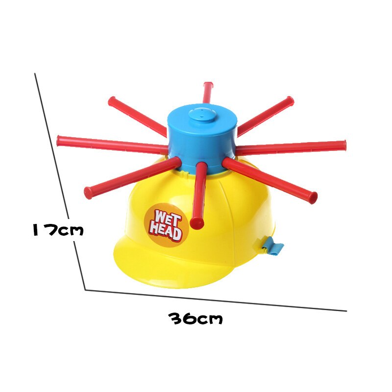 Nat Hoofd Hoed Nat Grappige Uitdaging Hoofd Speelgoed Party Water Roulette Game Kid Speelgoed Familie Bananasplit Interessant Speelgoed