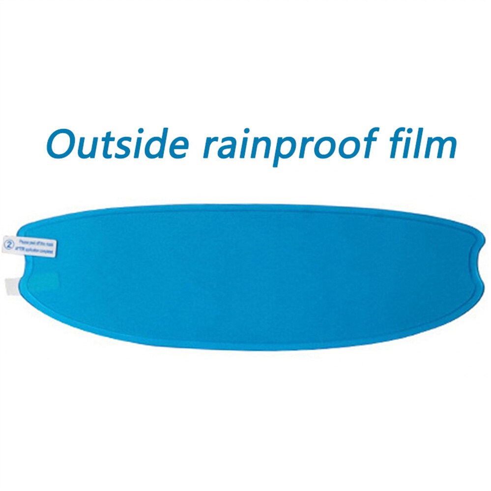 Película antivaho Universal para casco de motocicleta, película adhesiva de recubrimiento Nano duradero, accesorios para casco: rainproof film 2