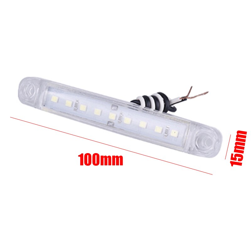 Truck Side Lights Turn signal White 20pcs Indicator Set Trailers 100x15mm Bus Car