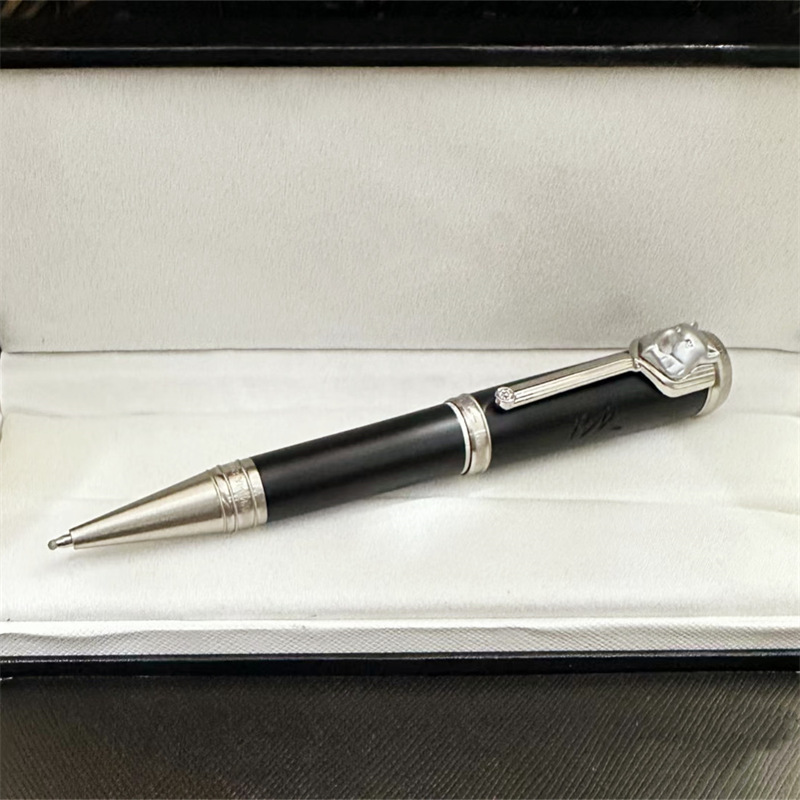 M grand écrivain Rudyard Kipling stylos à bille roulante fontaine encre luxe écriture papeterie avec tête de loup: Couleurs mélangées / EF