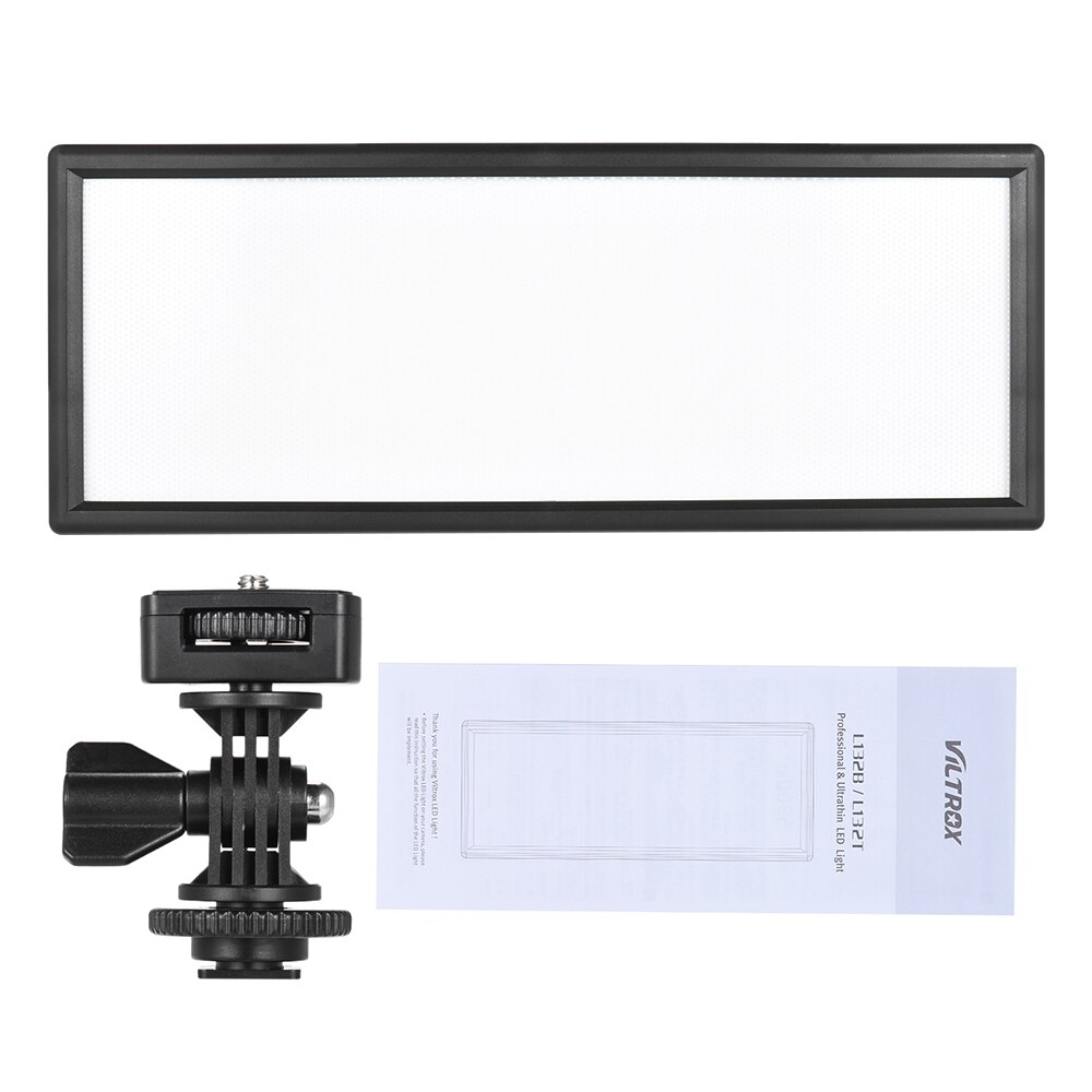 VILTROX L132T Photo Studio LED Video Light Fill Light Photography Lighting Camera Light for Canon Nikon Sony DSLR Camera