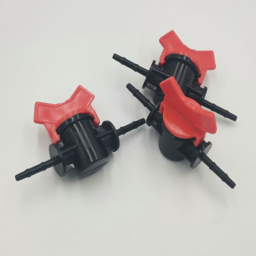4 6 8 10 12 16 20 25mm Schlauch Stacheldraht Zwei Weg Gerade Reduzierung Kunststoff Ball Ventil Aquarium Garten bewässerung Wasser Flow Control