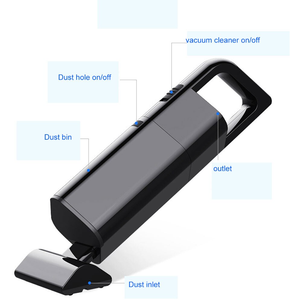 120W 12V Handheld Wet/Dry Dual-use Powerful Car Home Cleaning Vacuum Cleaner