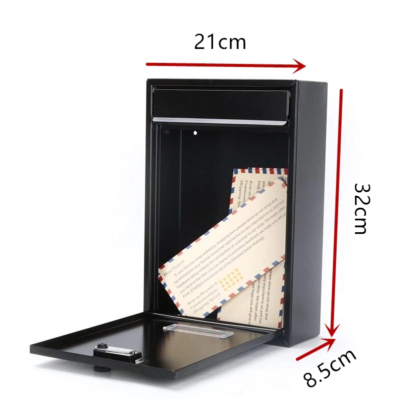 Vintage Wall Mounted Mailbox With Combination Lock Metal Coded Lock Letterbox Post Newspaper Box Buzon De Correos Exterior