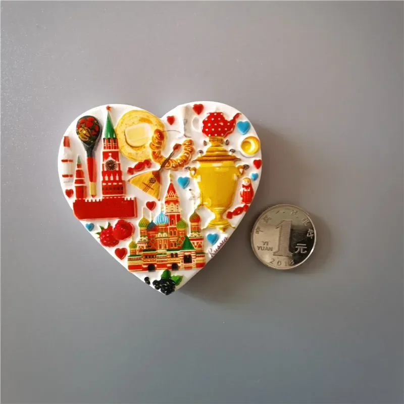 Imanes de nevera de decoración, pasta magnética para refrigerador, , Japón, Corea, Alemania, Rusia, Nueva Zelanda, Italia, Turquía, Perú, recuerdo turístico: Rojo