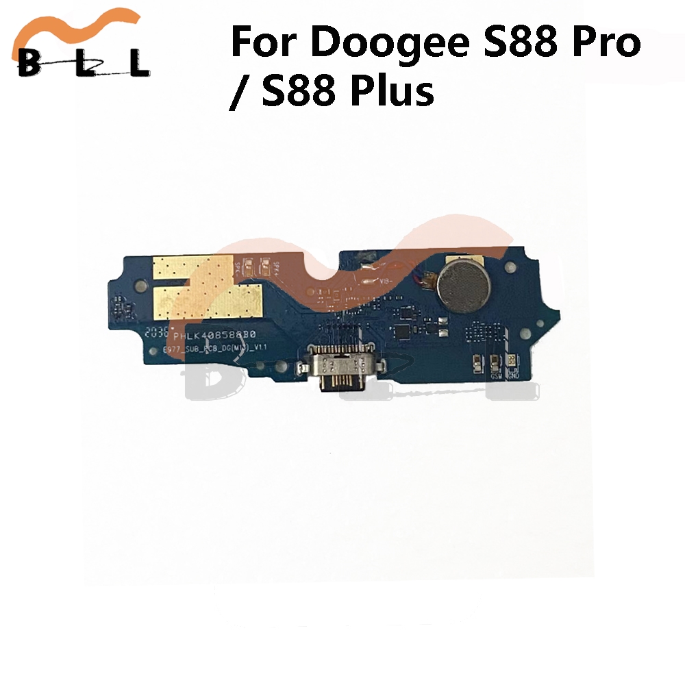Voor Doogee S88 Pro Oplader Board Oplaadstekker Voor Doogee S88 Plus Usb Opladen Dock Poort Connector Flex Kabel Reparatie Onderdelen