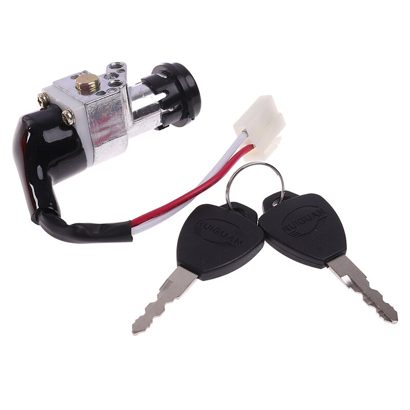 1PC High Performance Motorcycle Electric Bike Scooter E-bike Electric Lock Battery Chager Mini Lock with 2 keys Universal