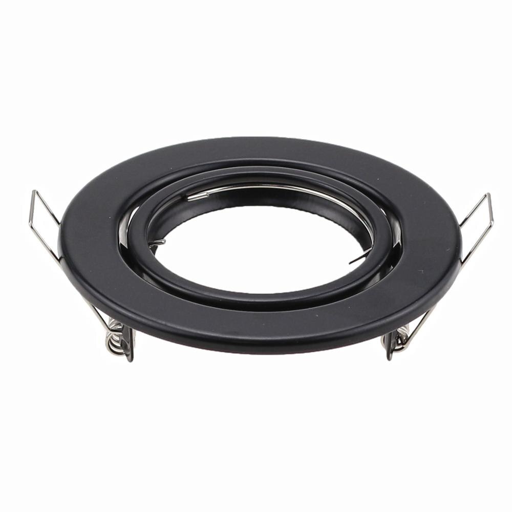 Ronde Verstelbare Verzonken Led Plafond Licht Frame Fitting Led Down Lichtpunt Voor MR16 GU10 Led Cup Bollen Houder dia50mm