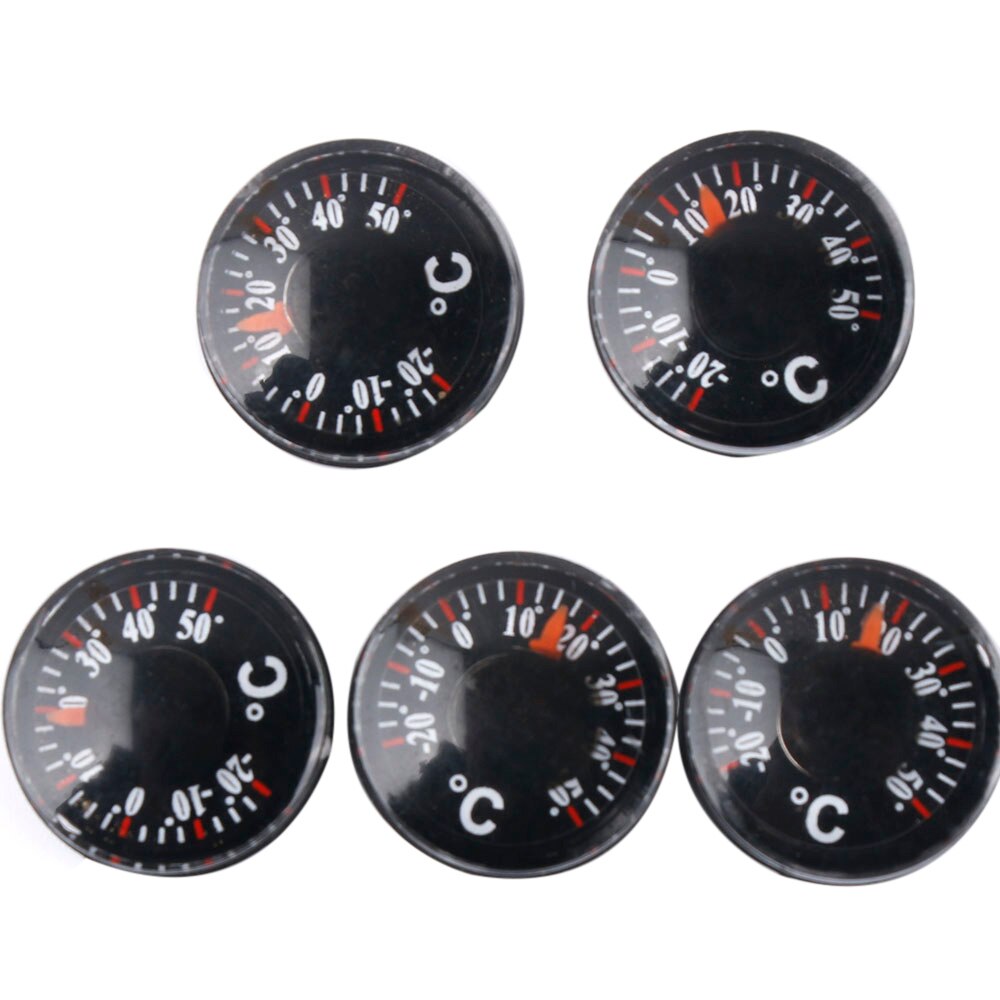 1 st diameter 20mm plast rund mini termometer mini spirit cirkulär hygrometer termometer temperatur luftfuktighet