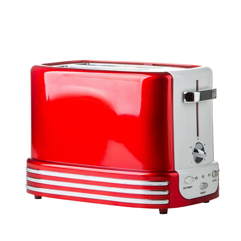 Electric Toaster oven 2 slices stainless steel Bread toast baking machine automatic bake grill sandwich breakfast home appliance