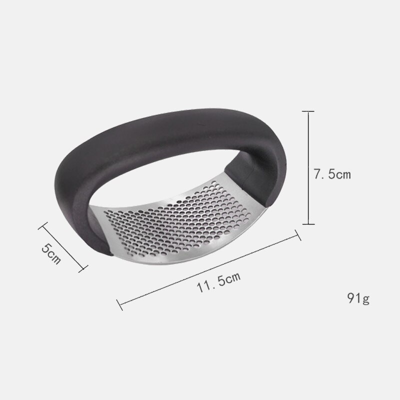 Manual Garlic Presser Garlic Grinding Slicer Chopper Stainless Steel Garlic Presses Cooking Gadgets Garlic Grater Grinder