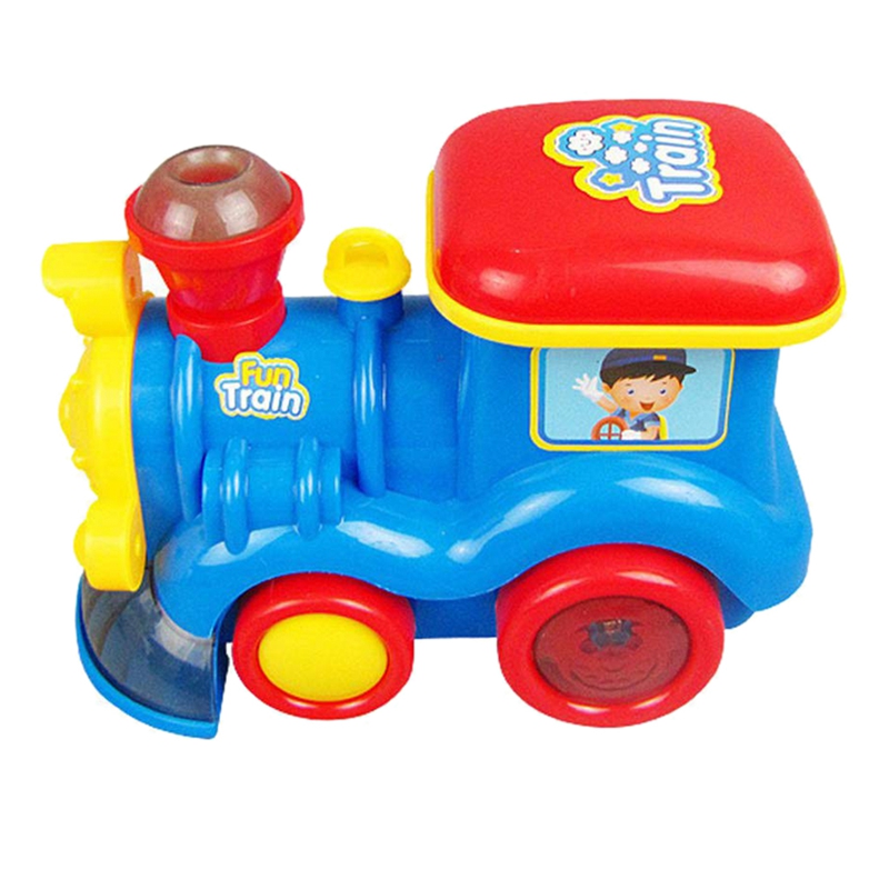 Gaan Stoomtrein Locomotief Voor Kids - Classic Batterij Operated Toy Motor Auto Met Rook, verlichting En Geluid (Realistische Waterdamp: Default Title