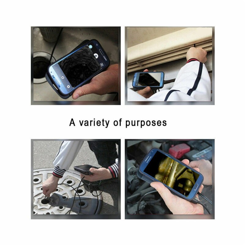 HD USB Android Camera Endoscope IP67 2m 5m Micro Inspection Video Camera Snake Borescope Tube 5.5mm USB Endoscope for Android