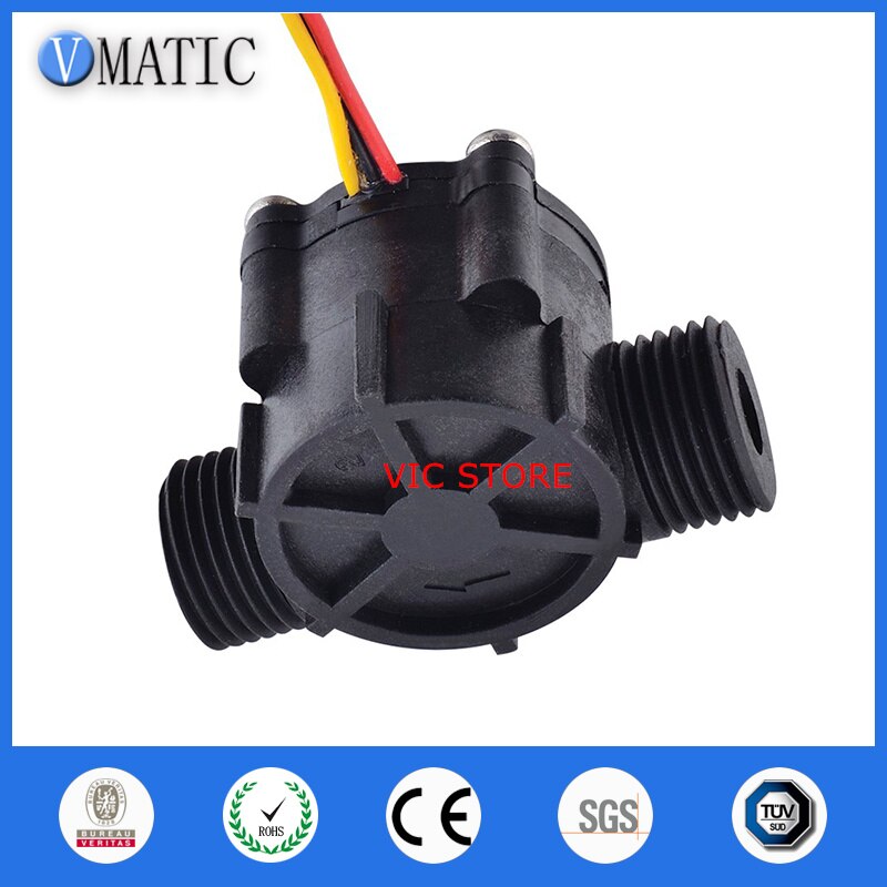 Micro Meter Liquid Hall Effect Magnetic Switch VCA168-4 Water Flow Rate Sensor