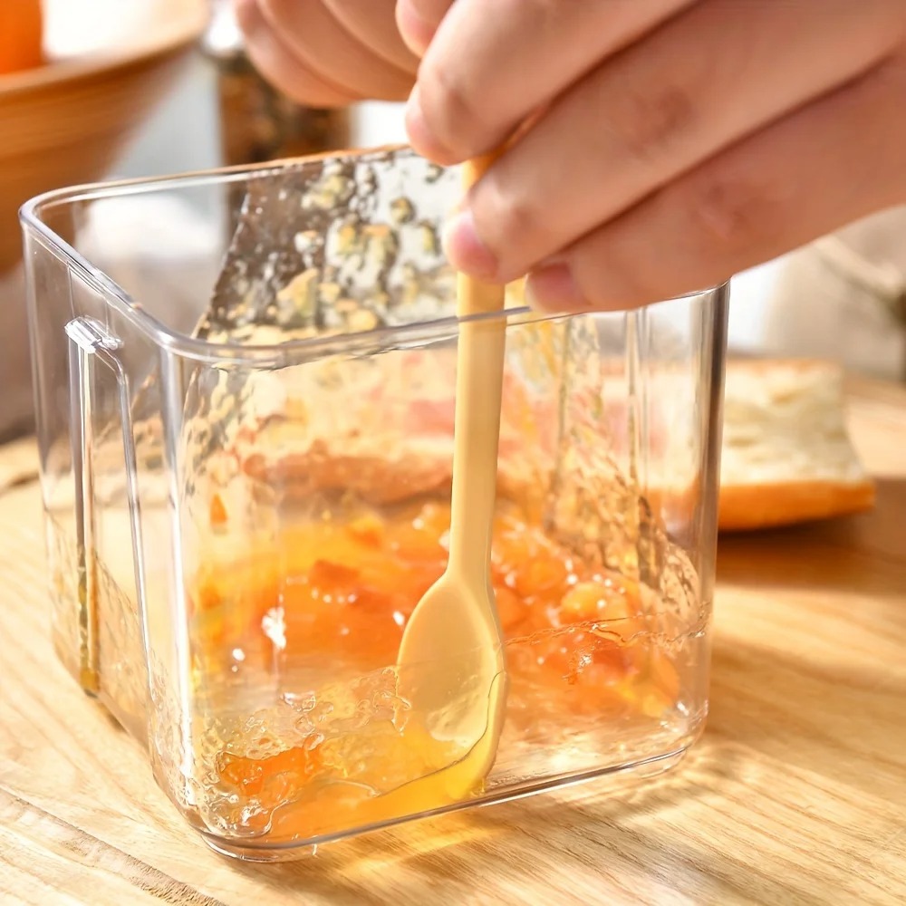 Espátula de silicona dos en uno, herramientas para hornear, cuchara para mermelada, raspador para glaseado de pasteles, raspador de silicona para cocinar, uso doméstico en panadería
