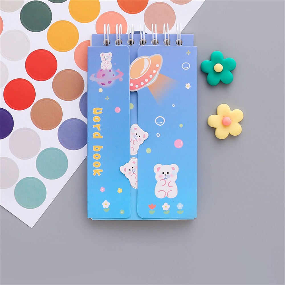 80 Sheets Portable Foreign Languages Word Book Vocabulary Memory Notebook Kawaii Stationery School Office Supplies: B