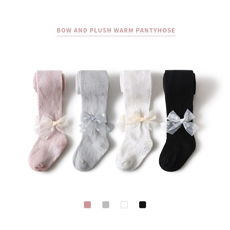 Leuke Strik Baby Panty Zomer Mesh Ademend Kids Panty Effen Kleur Zachte Elastische Baby Peuter Kinderen Kousen Baby Kleding