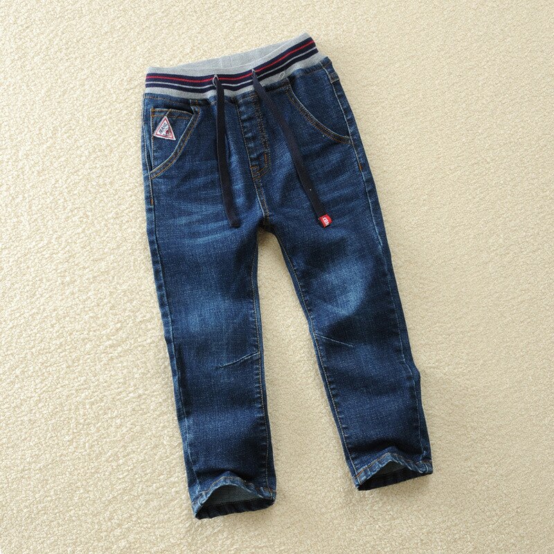 Kids Denim Broek Baby Jongens Jeans Peuter Tiener Jongen Broek Lente Herfst Herfst 100% Katoen 3T 4 5 6 7 8 9 10 11 12 13 Jaar: 9T