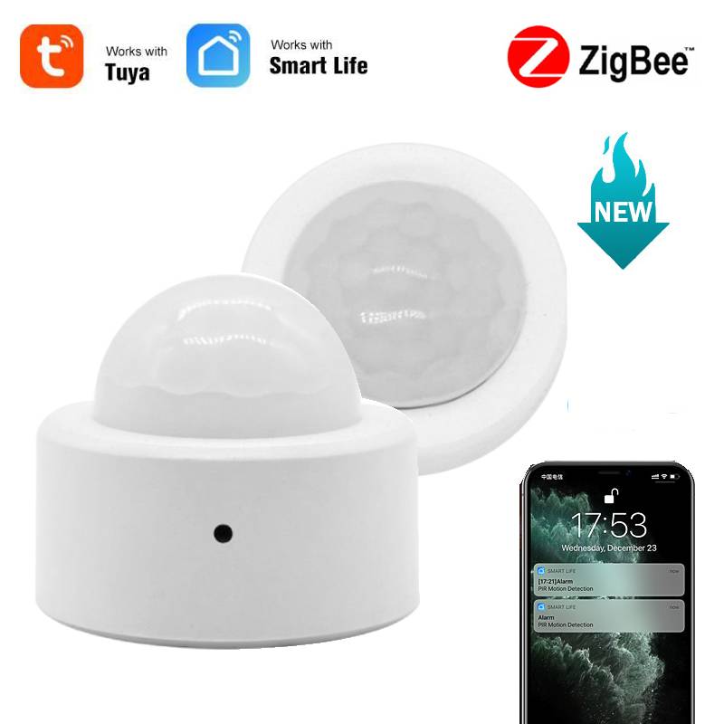 Tuya Zigbee Human Body Sensor Smart Home Zigbee Sensor Smart Security Home Alarm System Smart PIR Motion Sensor Tuya Smart Life